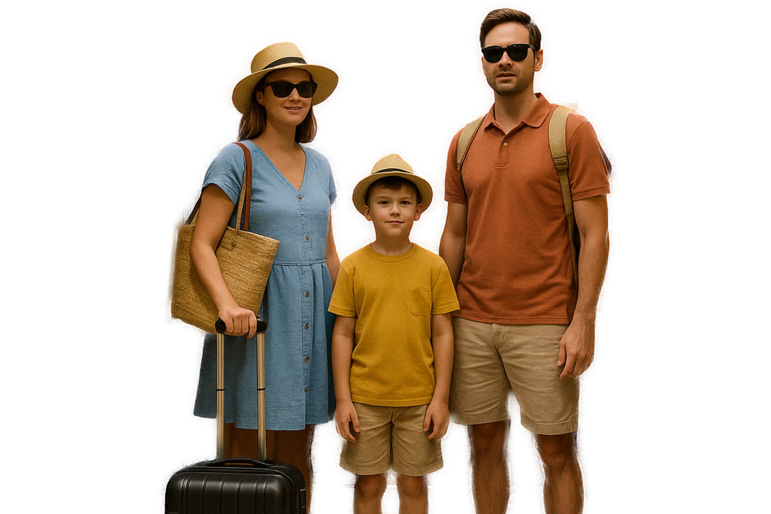 Elevator Maint Hero Background Family on Vacation
